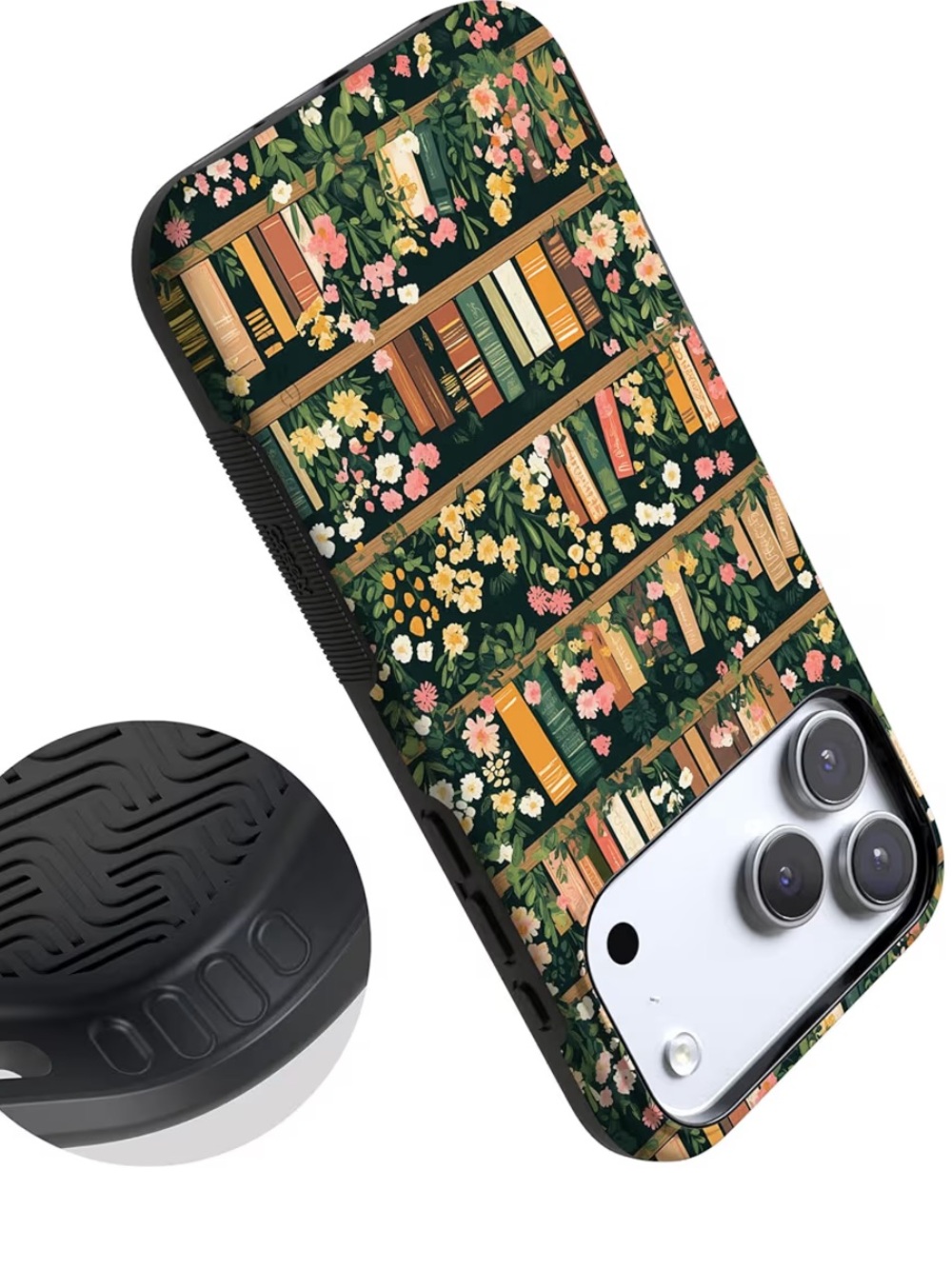 New in package Casely iPhone 17 pro max Case: Book Nook Print - Picture 2 of 7